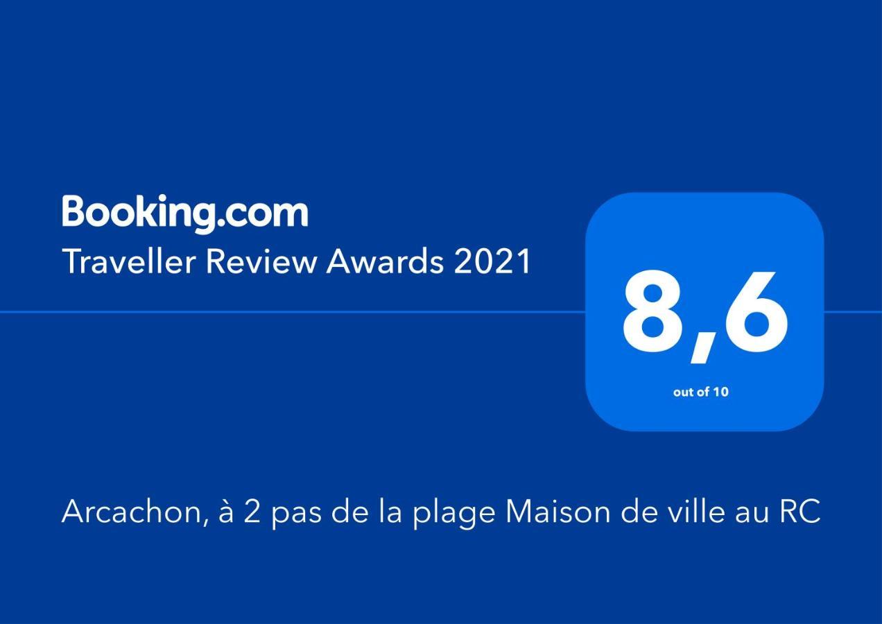 Arcachon, Quartier Historique, Maison De Ville A 2 Pas De La Plage Екстериор снимка